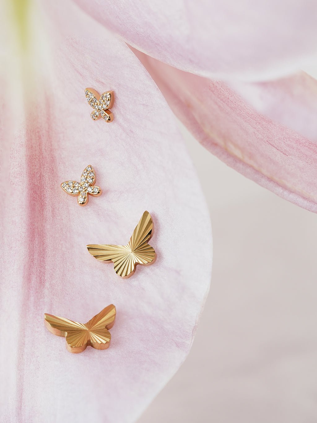 Butterfly Collection - Dorose | Wasserfester Schmuck, 18K vergoldet