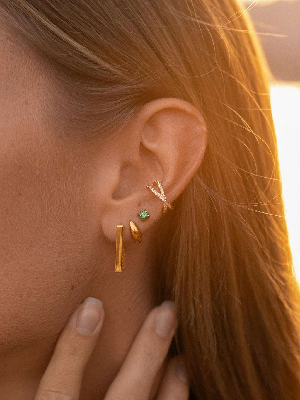 Earcuffs für Damen | Wasserfest & 18k-vergoldet | DOROSE