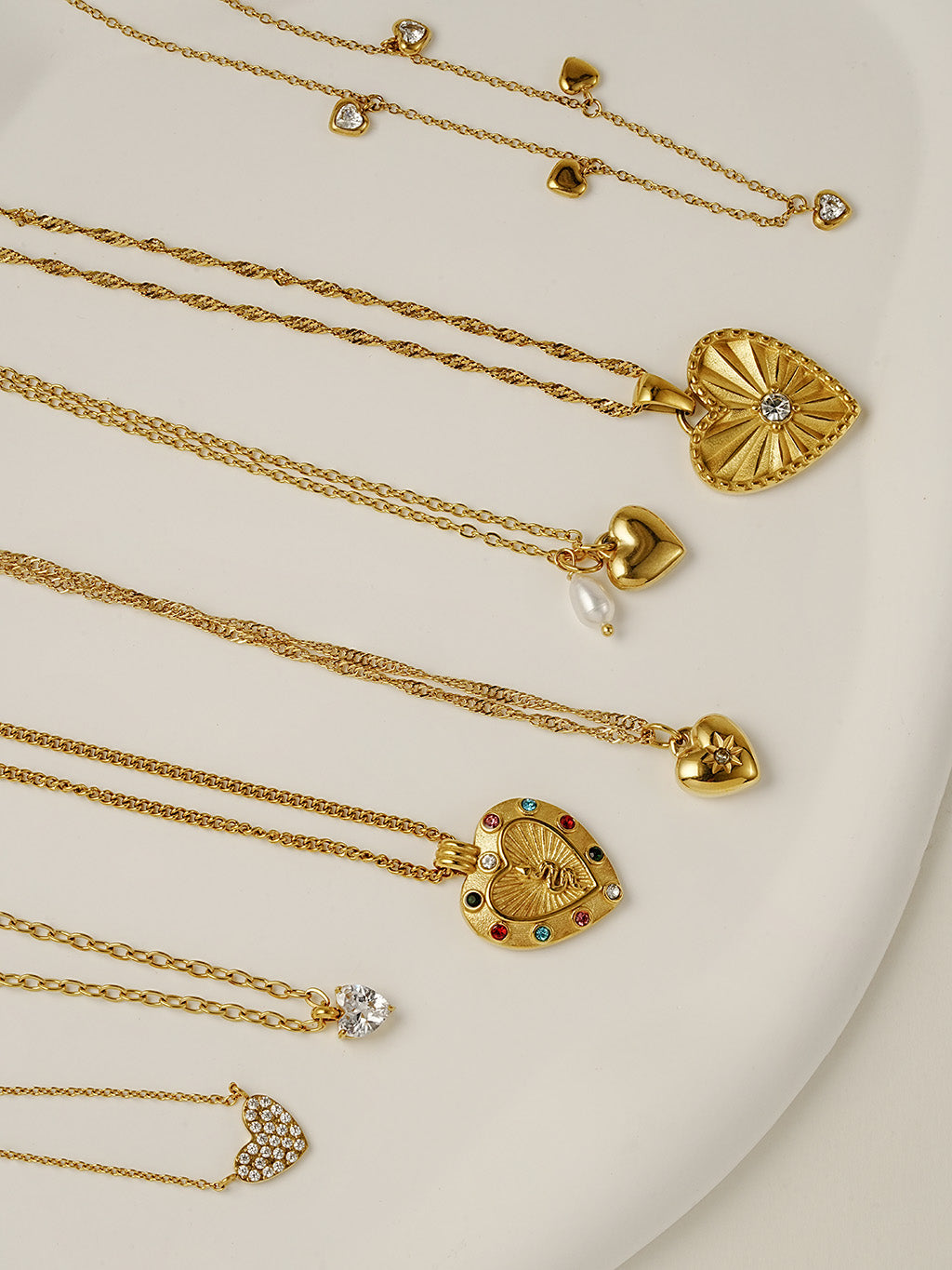 Herz Schmuck | Wasserfest & 18k-vergoldet | DOROSE