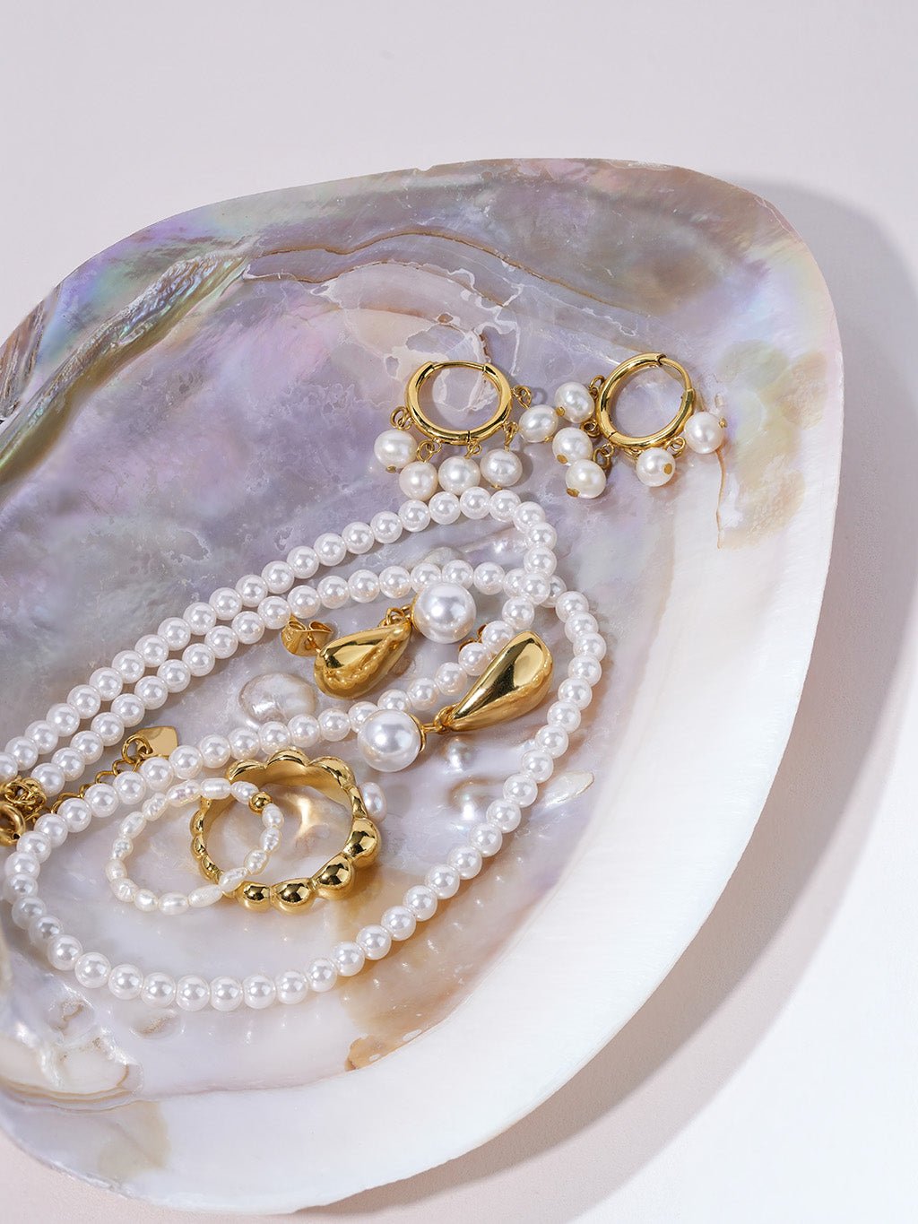 4mm Pearl Kette Gold - Dorose | Wasserresistent, kein Verfärben
