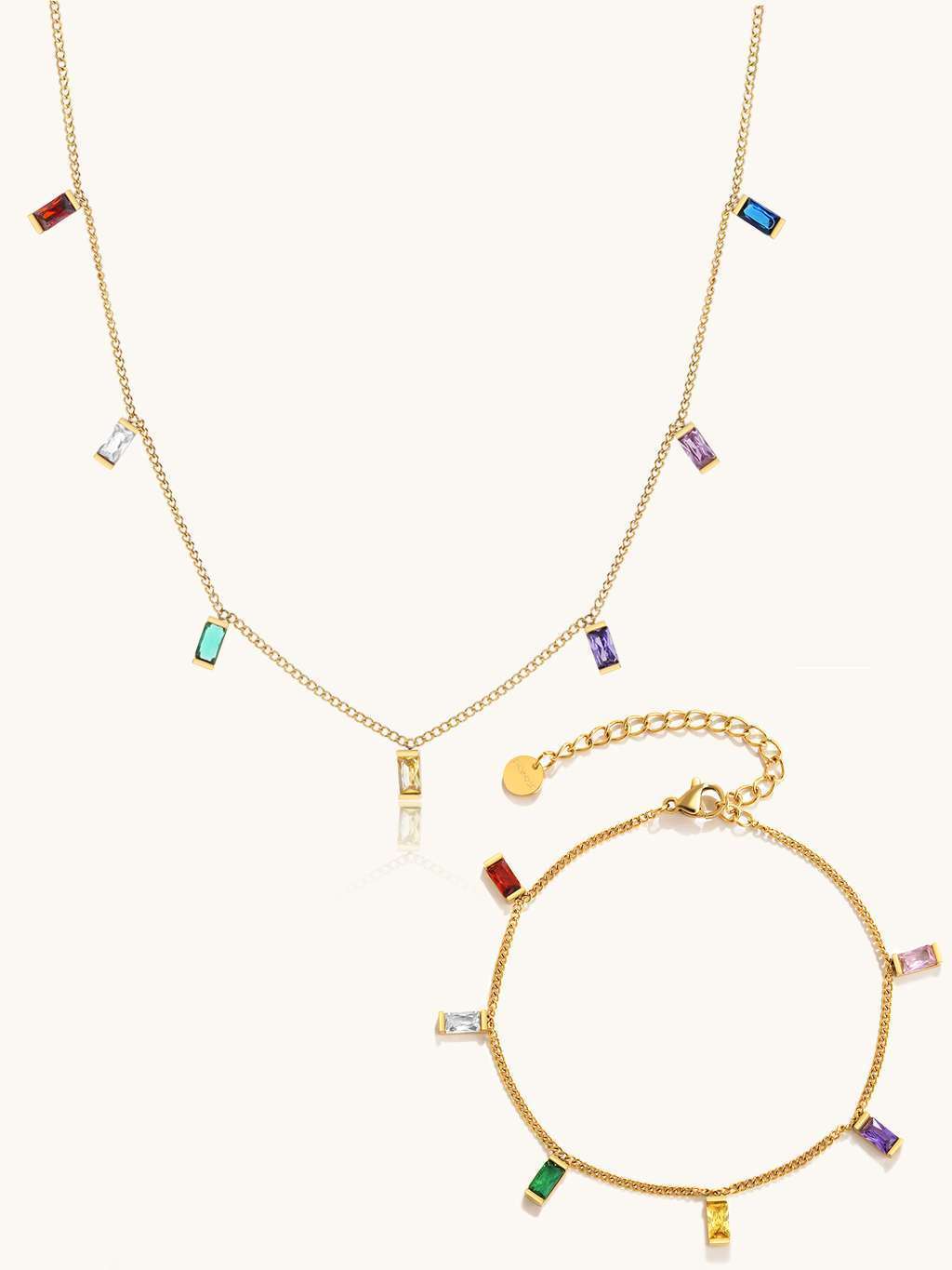 Colorful Dream Halskette & Armband Schmuck Set