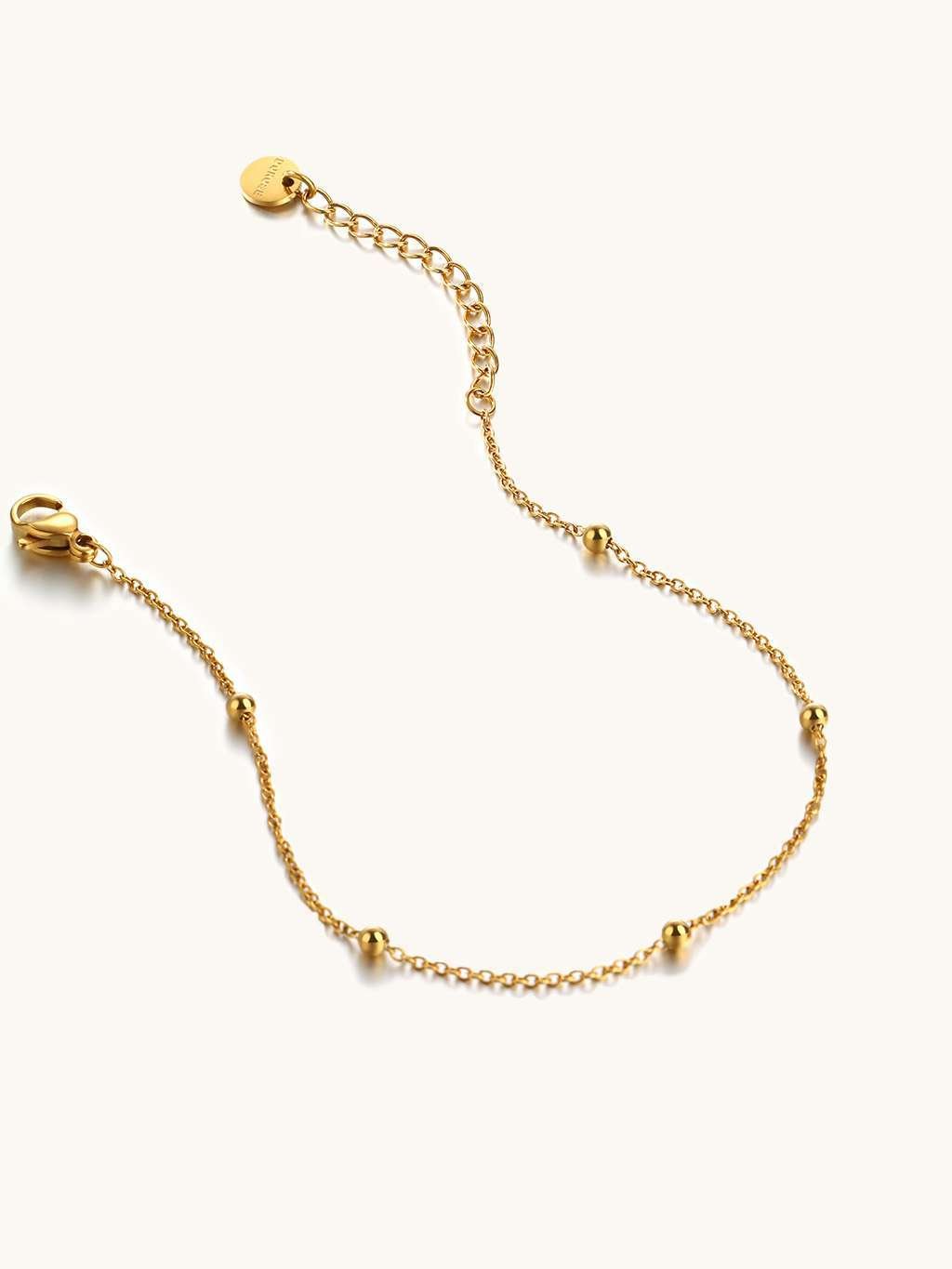 Ball Halskette & Armband Schmuck Set - Dorose | Wasserfester Schmuck, 18K vergoldet