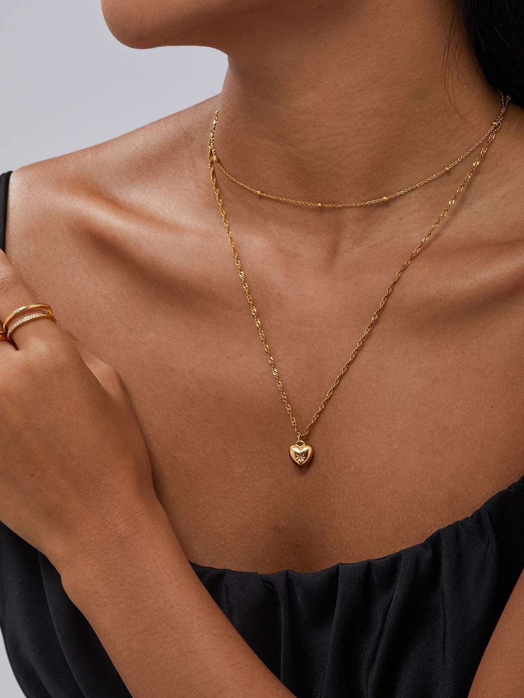 Ball Halskette Gold & Silber - Dorose | Wasserfester Schmuck, 18K vergoldet