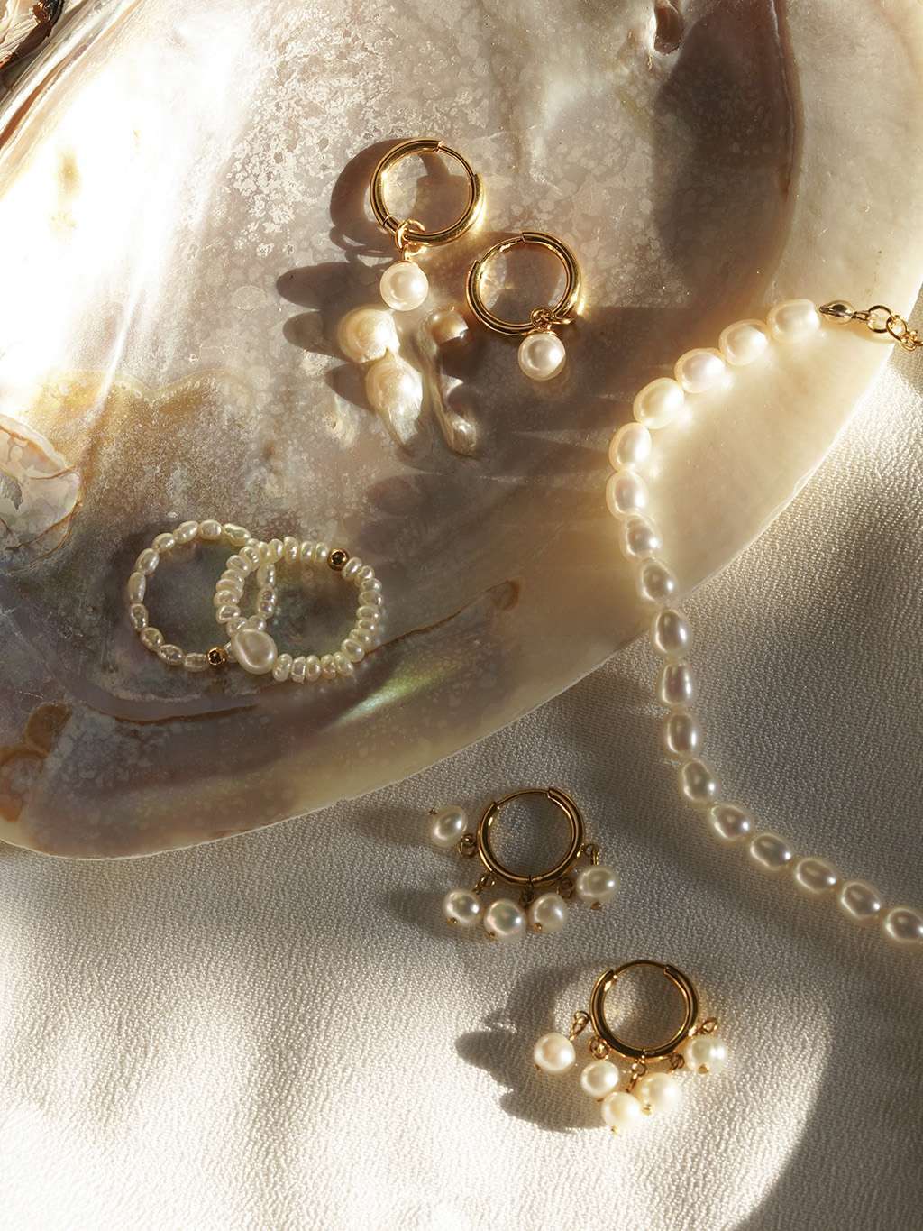 Bead Pearl Ring - Dorose | Wasserfester Schmuck, 18K vergoldet