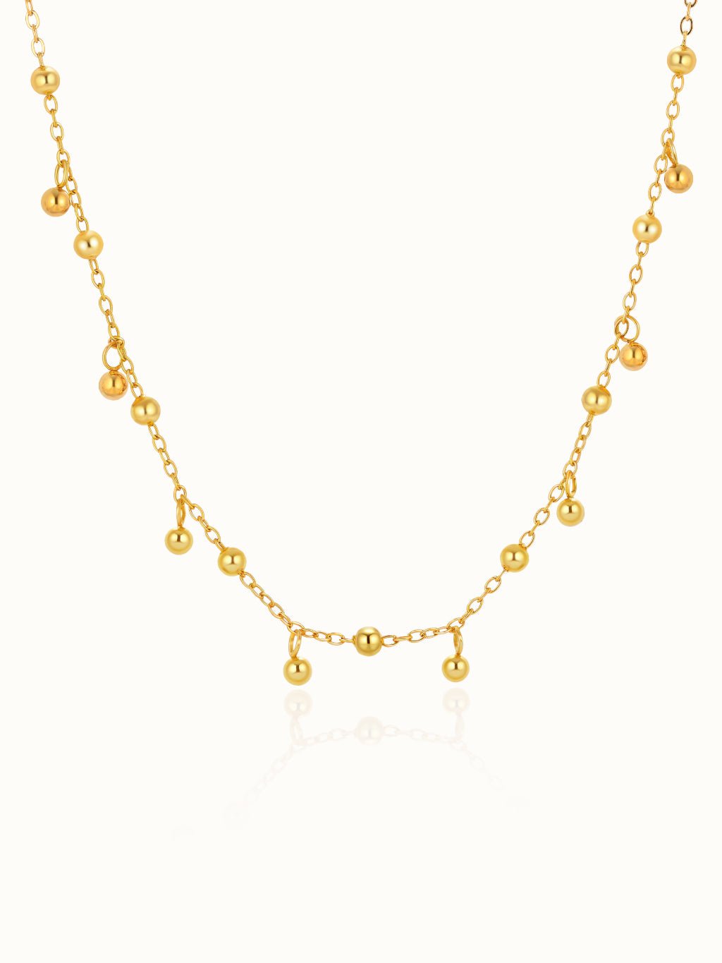 Beaded Kette Gold - Dorose | Wasserresistent, kein Verfärben