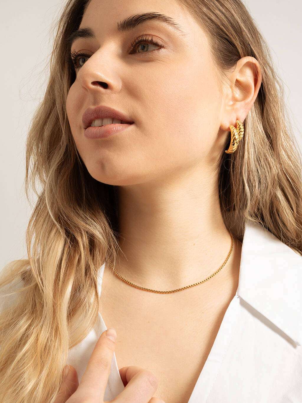 Belcher Chain Kette Gold & Silber - Dorose | Wasserfester Schmuck, 18K vergoldet