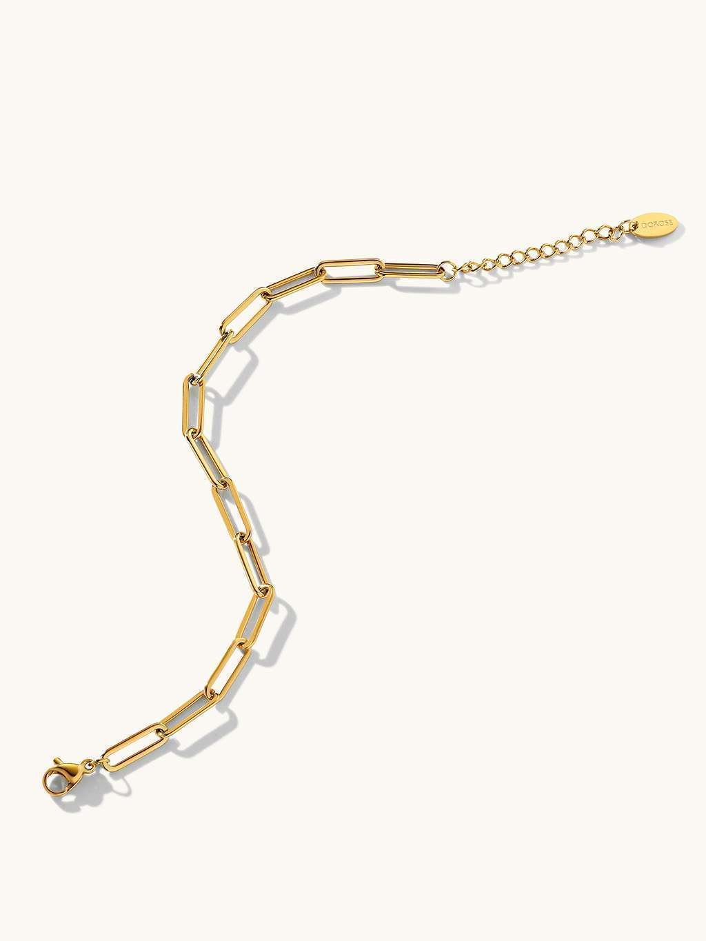 Bezauberndes Glieder Armband Gold - Dorose | Wasserfester Schmuck, 18K vergoldet