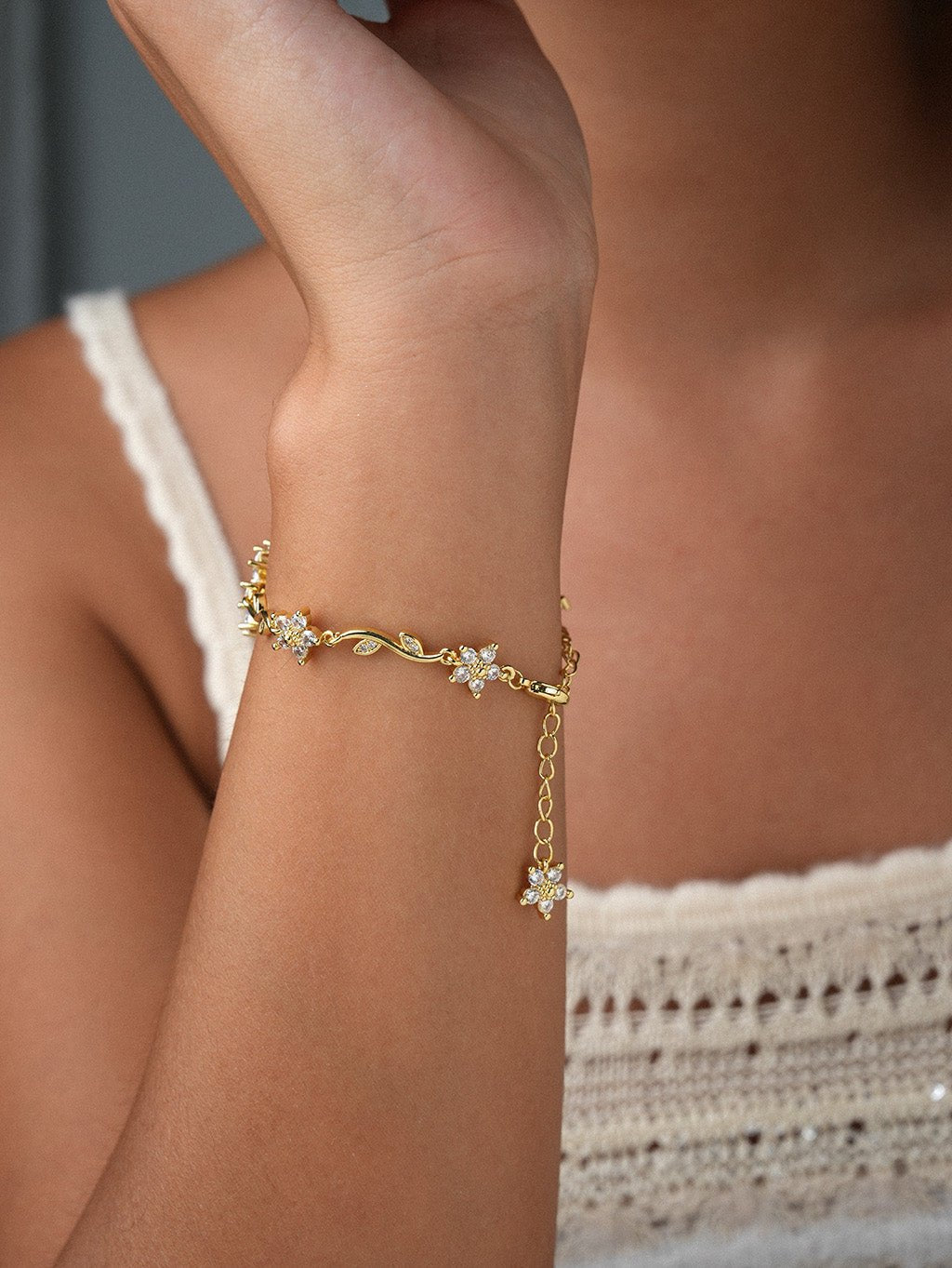 Blossom Garden Armband Gold - Dorose | Wasserresistent, kein Verfärben
