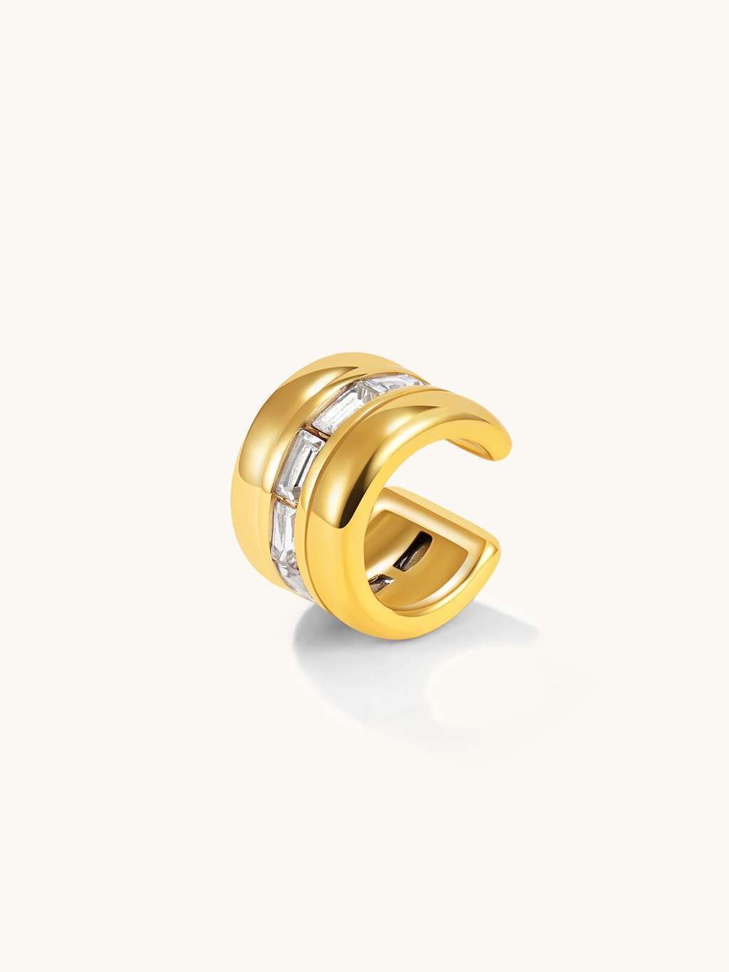 Bold Shine Earcuff Gold - Dorose | Wasserfester Schmuck, 18K vergoldet