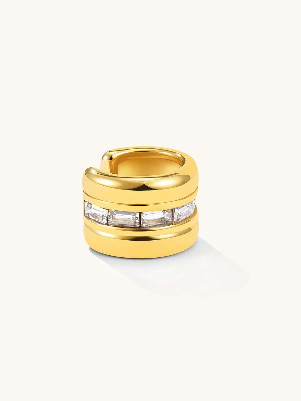 Bold Shine Earcuff Gold - Dorose | Wasserfester Schmuck, 18K vergoldet