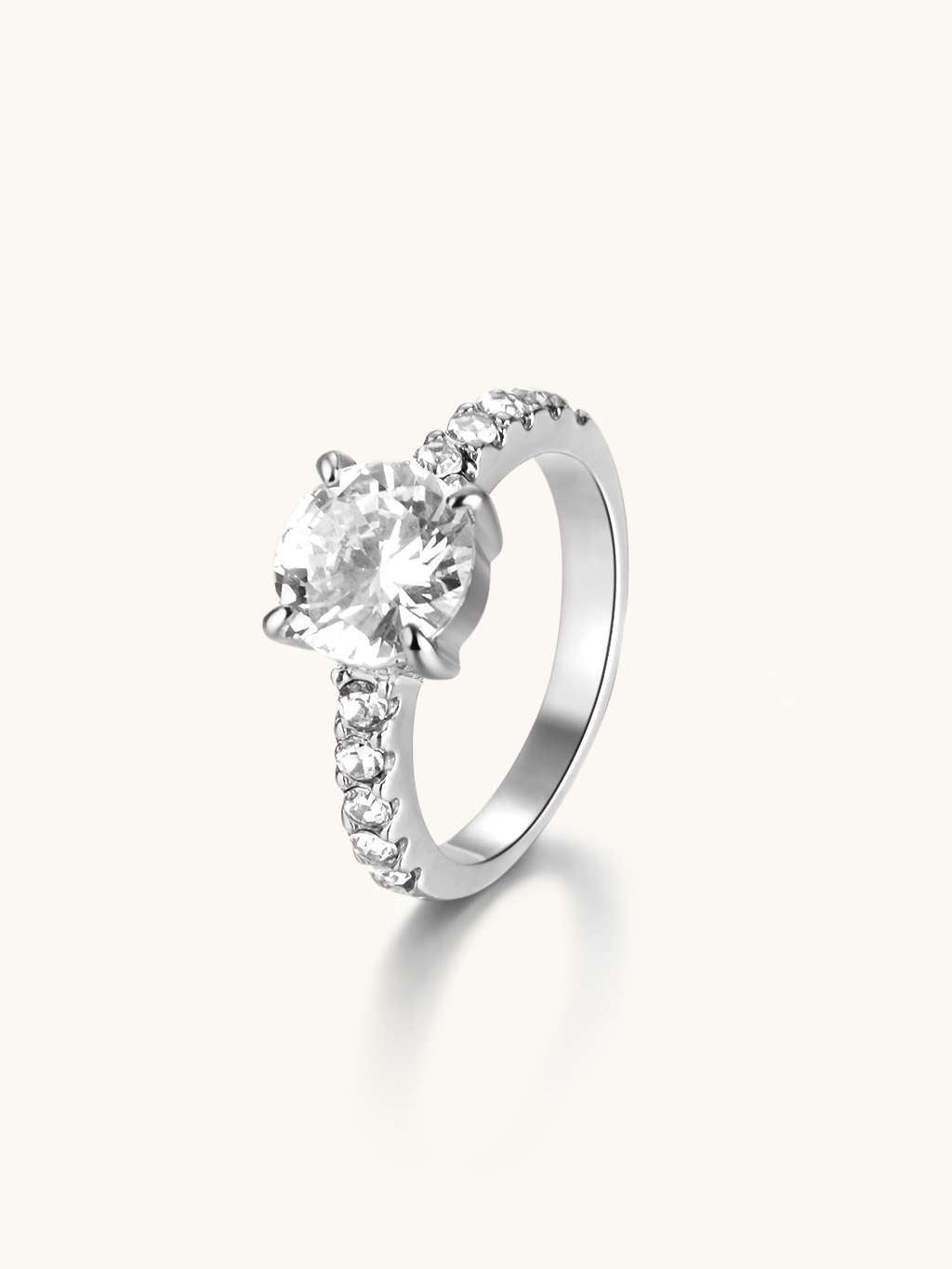 Brilliant Elipse Ring Gold Silber - Dorose | Wasserfester Schmuck, 18K vergoldet