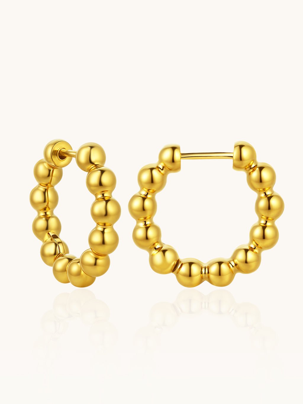 Bubble - Kugel Ohrringe Gold - Dorose | Wasserresistent, kein Verfärben