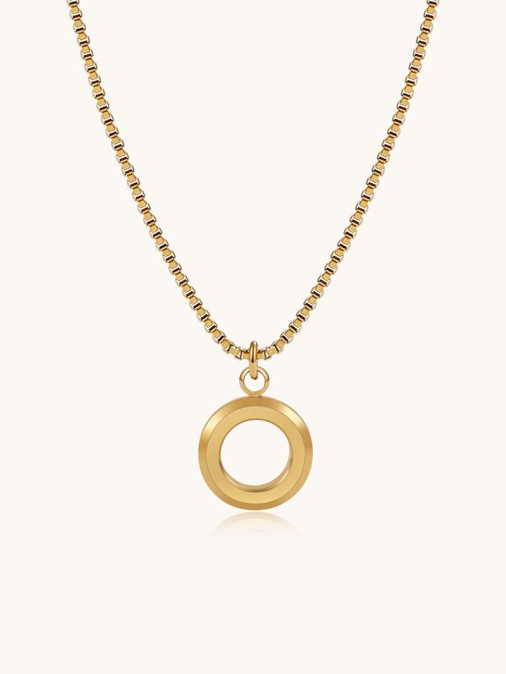 Buchstabe O Halskette Gold - Dorose | Wasserfester Schmuck, 18K vergoldet