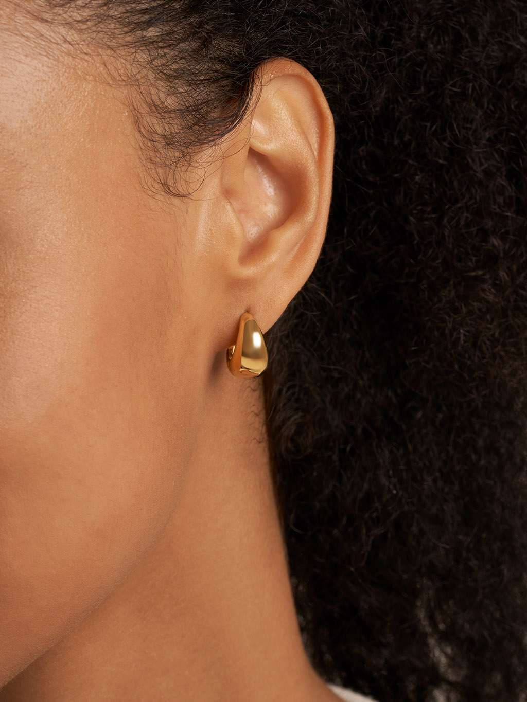 Bullet Ohrringe & Endless Ohrringe Gold Schmuck Set - Dorose | Wasserfester Schmuck, 18K vergoldet