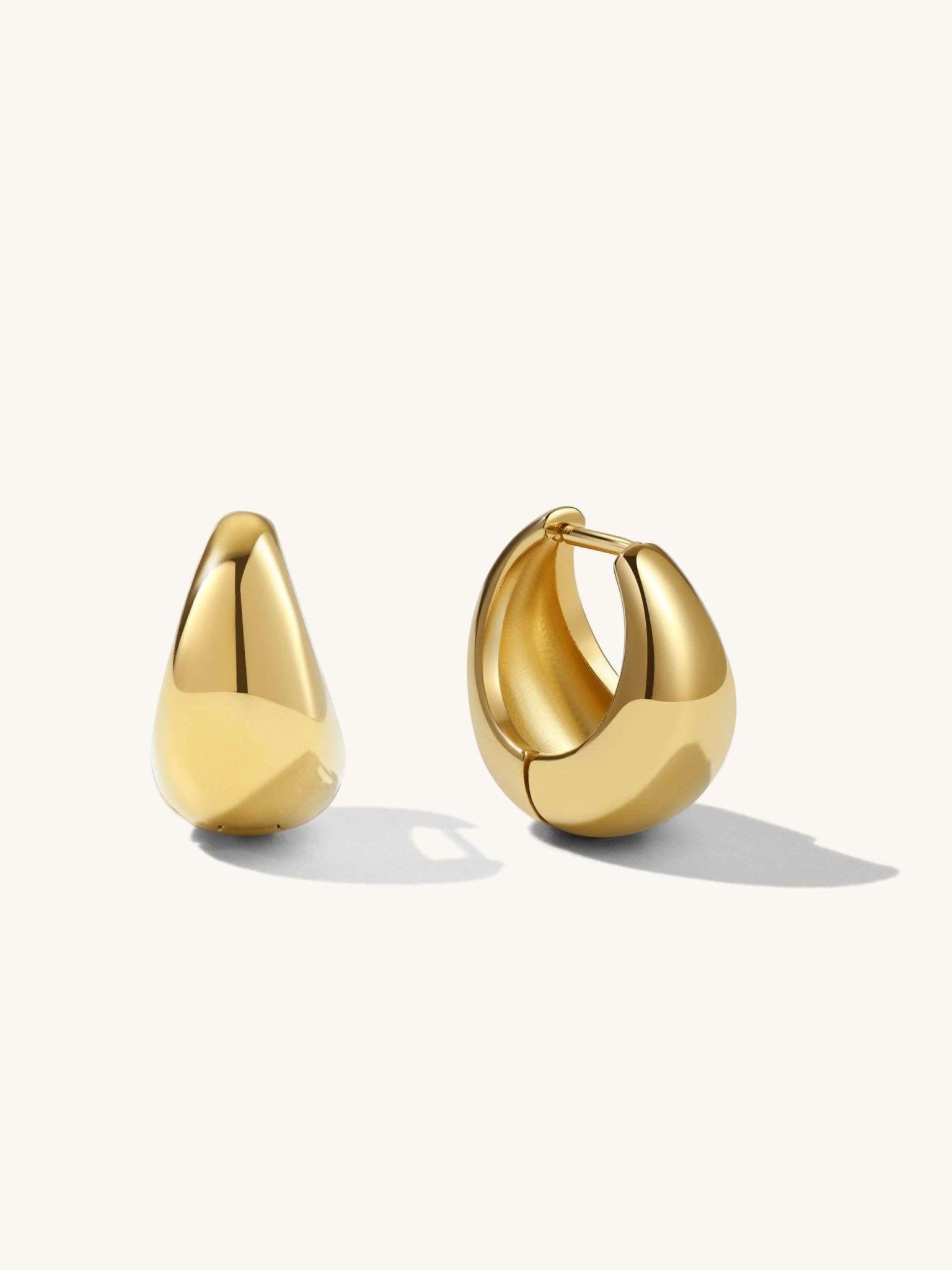 Bullet Ohrringe Klassik Gold & Silber - Dorose | Wasserfester Schmuck, 18K vergoldet