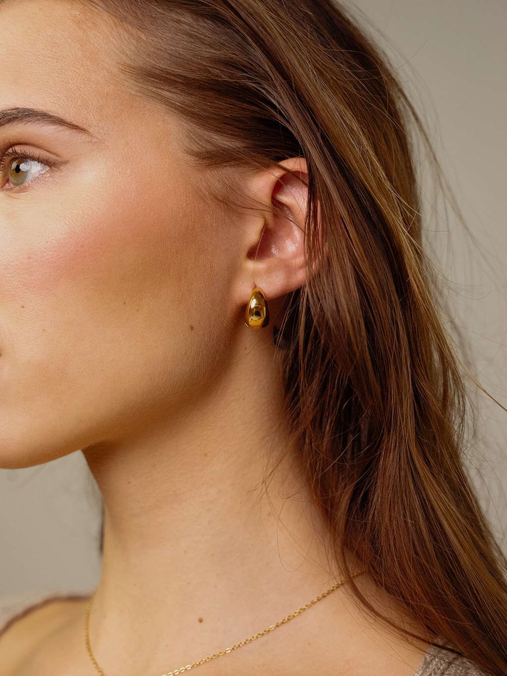 Bullet Ohrringe Klassik Gold & Silber - Dorose | Wasserfester Schmuck, 18K vergoldet