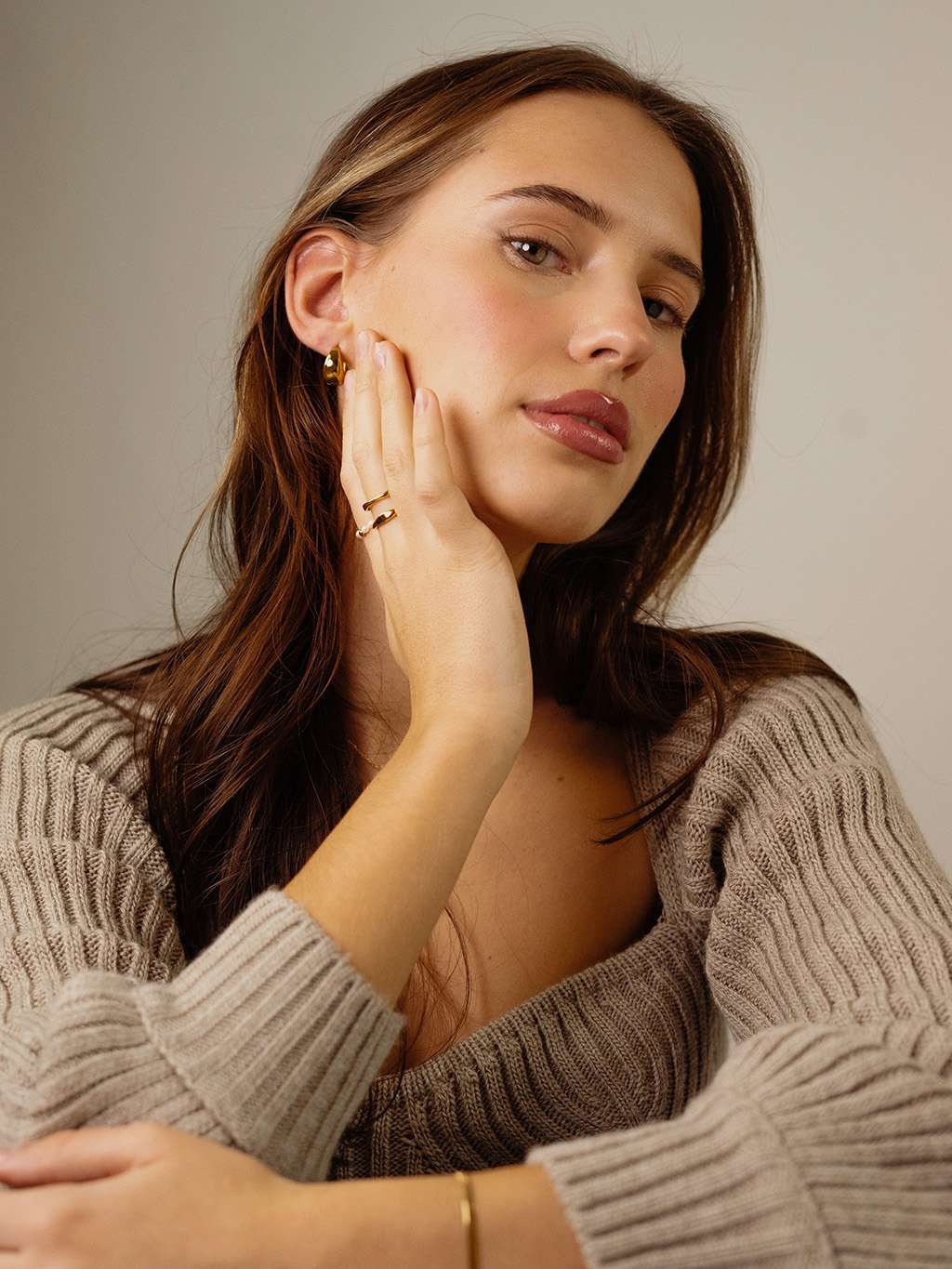 Bullet Ohrringe Klassik Gold & Silber - Dorose | Wasserfester Schmuck, 18K vergoldet