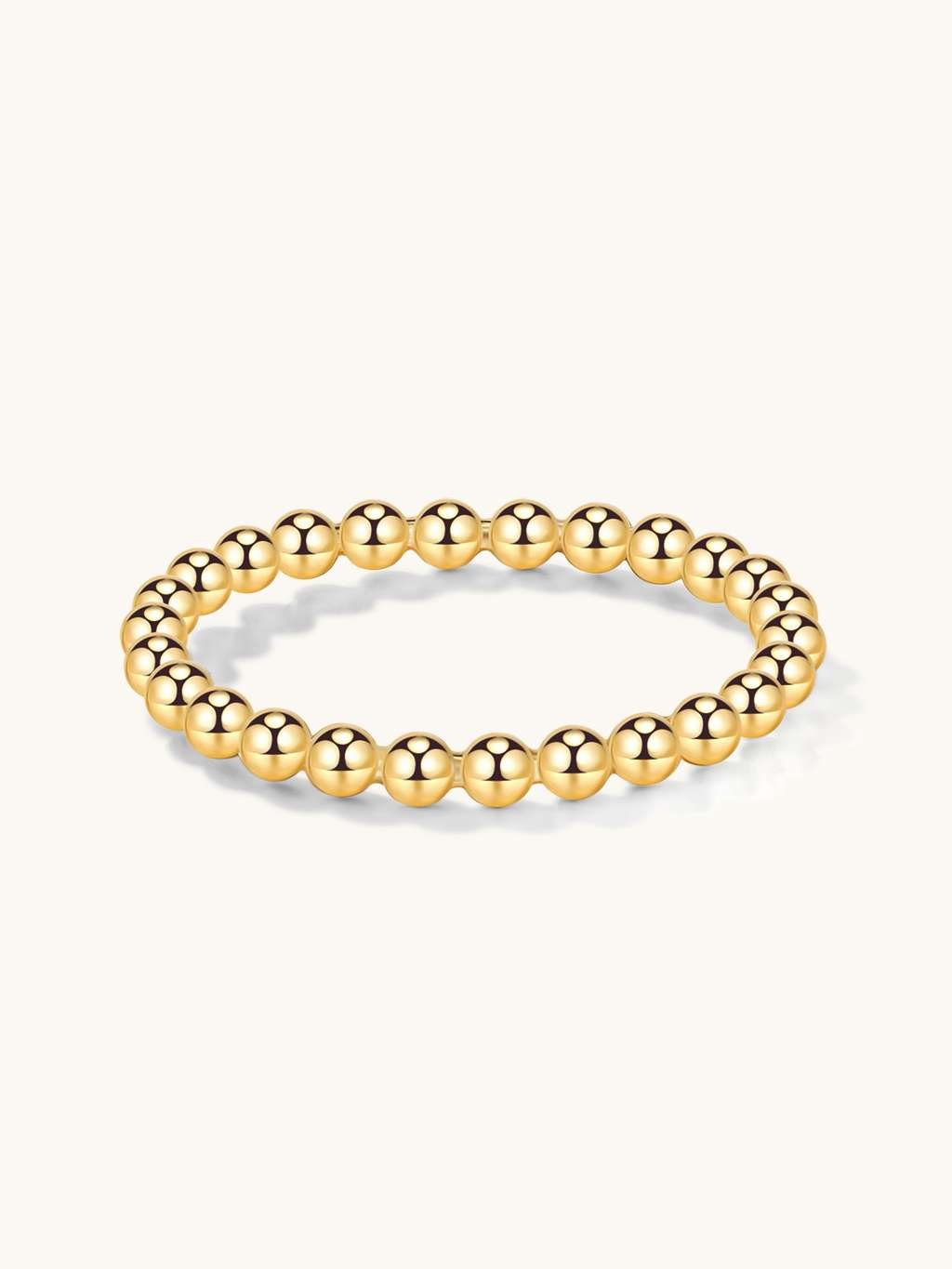 Bullet Ring Gold Klassischer Stil - Dorose | Wasserfester Schmuck, 18K vergoldet