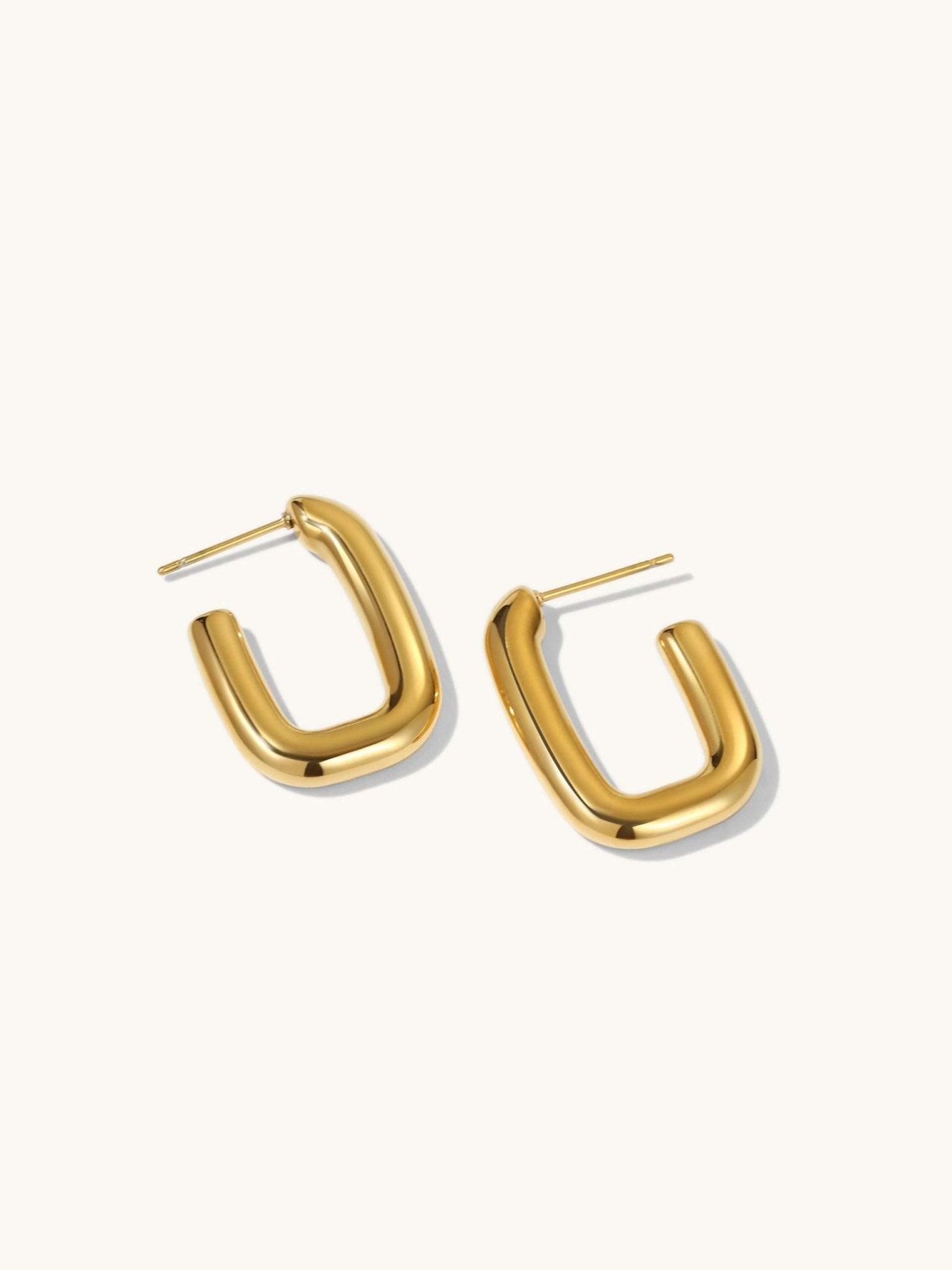 C Ohrringe Gold - Dorose | Wasserfester Schmuck, 18K vergoldet