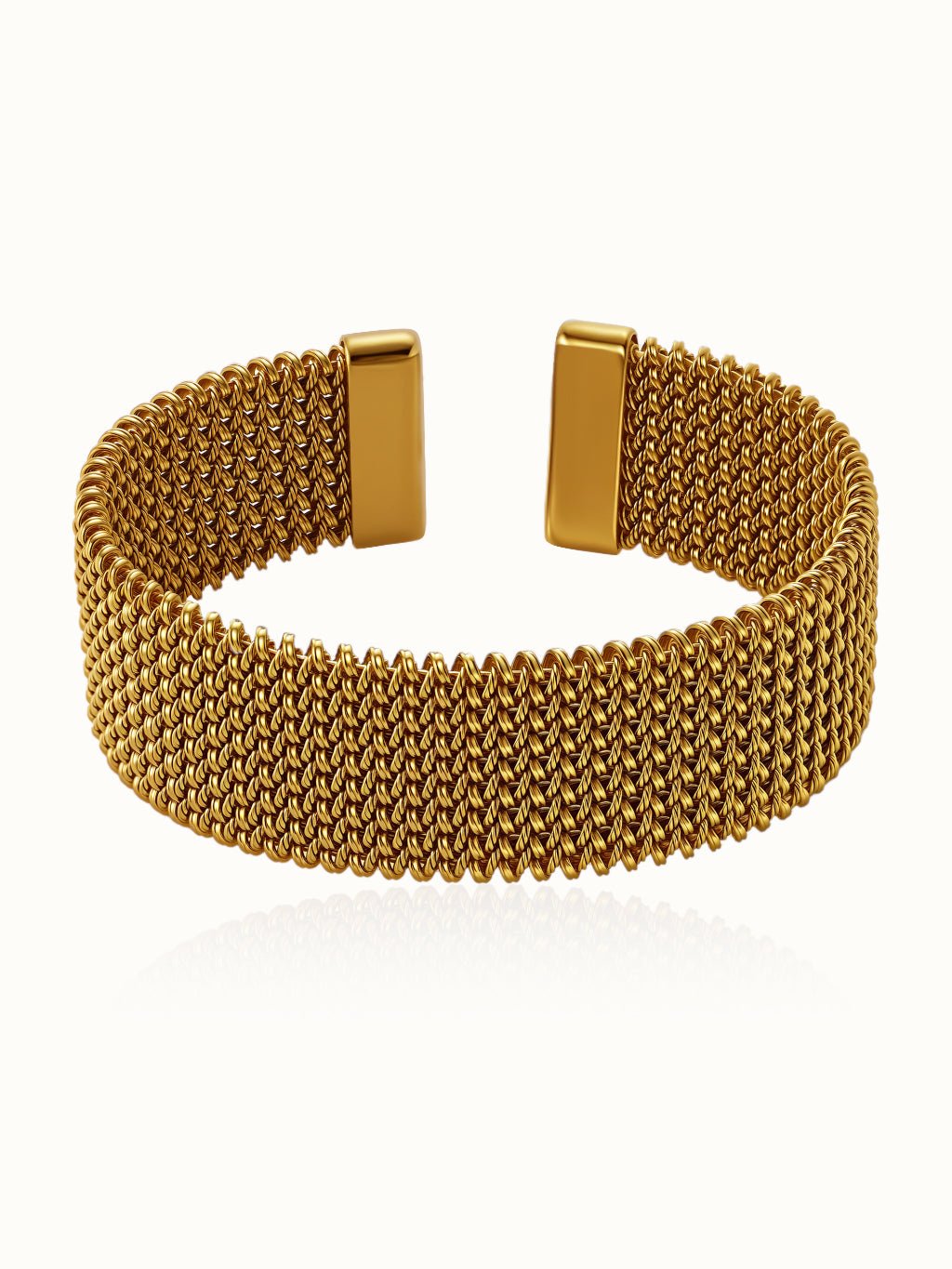Chunky Braided Armband Gold - Dorose | Wasserresistent, kein Verfärben