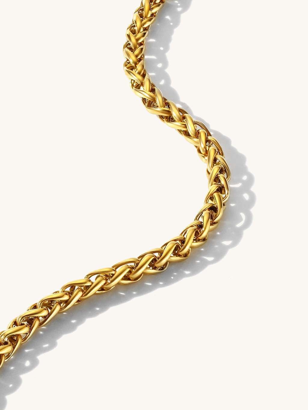 Chunky Twisted Kette Gold & Silber - Dorose | Wasserfester Schmuck, 18K vergoldet