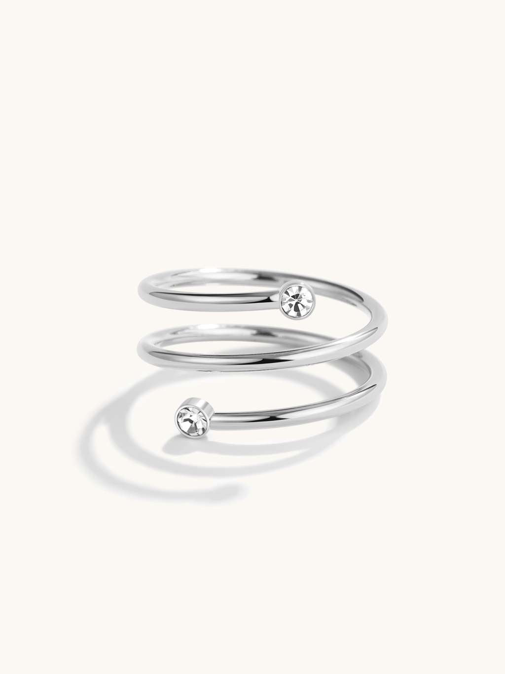 Coil Ring Gold & Silber - Dorose | Wasserfester Schmuck, 18K vergoldet