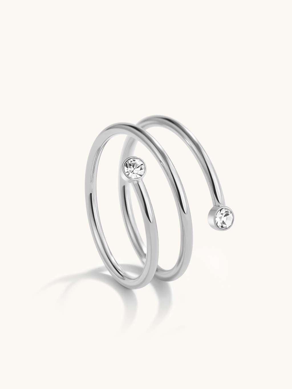 Coil Ring Gold & Silber - Dorose | Wasserfester Schmuck, 18K vergoldet
