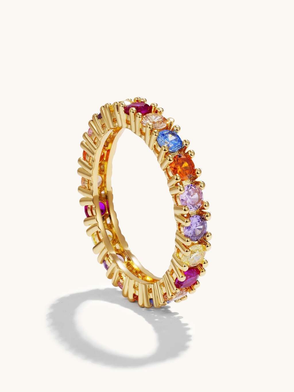 Colorful Ring Gold - Dorose | Wasserfester Schmuck, 18K vergoldet