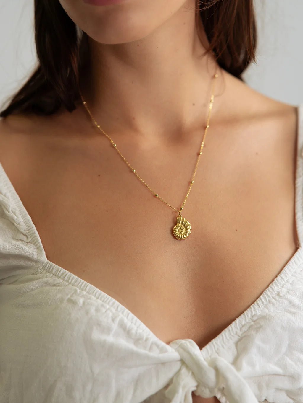 Conch Kette Gold - Dorose | Wasserfester Schmuck, 18K vergoldet