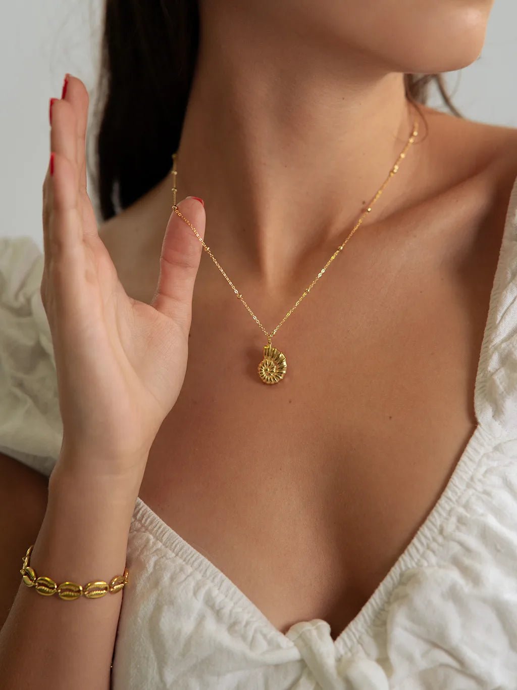 Conch Kette Gold - Dorose | Wasserfester Schmuck, 18K vergoldet