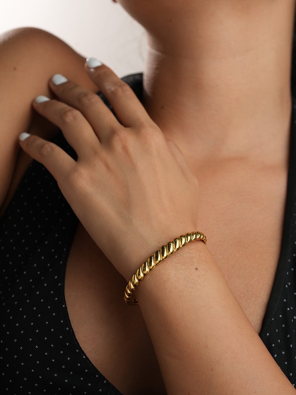 Croissant Armband Gold - Dorose | Wasserresistent, kein Verfärben