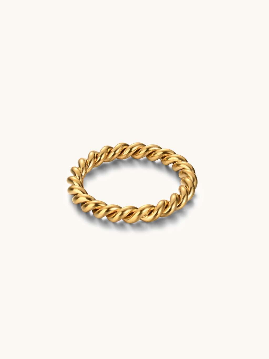 Curvy Ring Gold - Dorose | Wasserfester Schmuck, 18K vergoldet