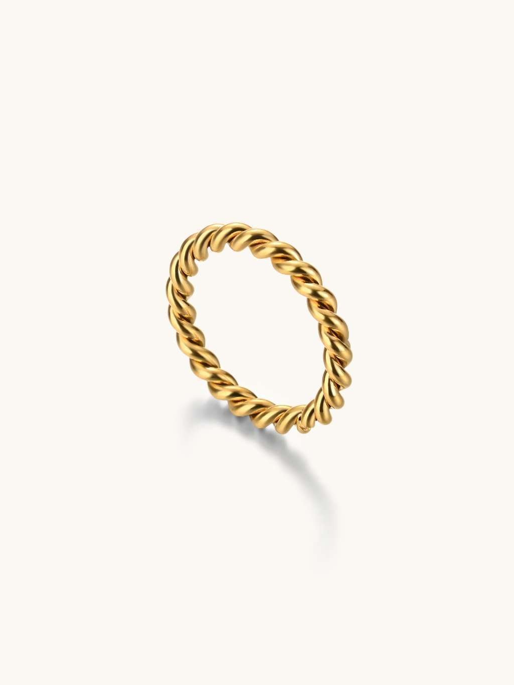 Curvy Ring Gold - Dorose | Wasserfester Schmuck, 18K vergoldet