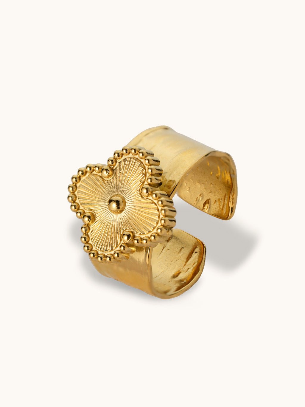 Dainty Clover Ring Gold - Dorose | Wasserresistent, kein Verfärben