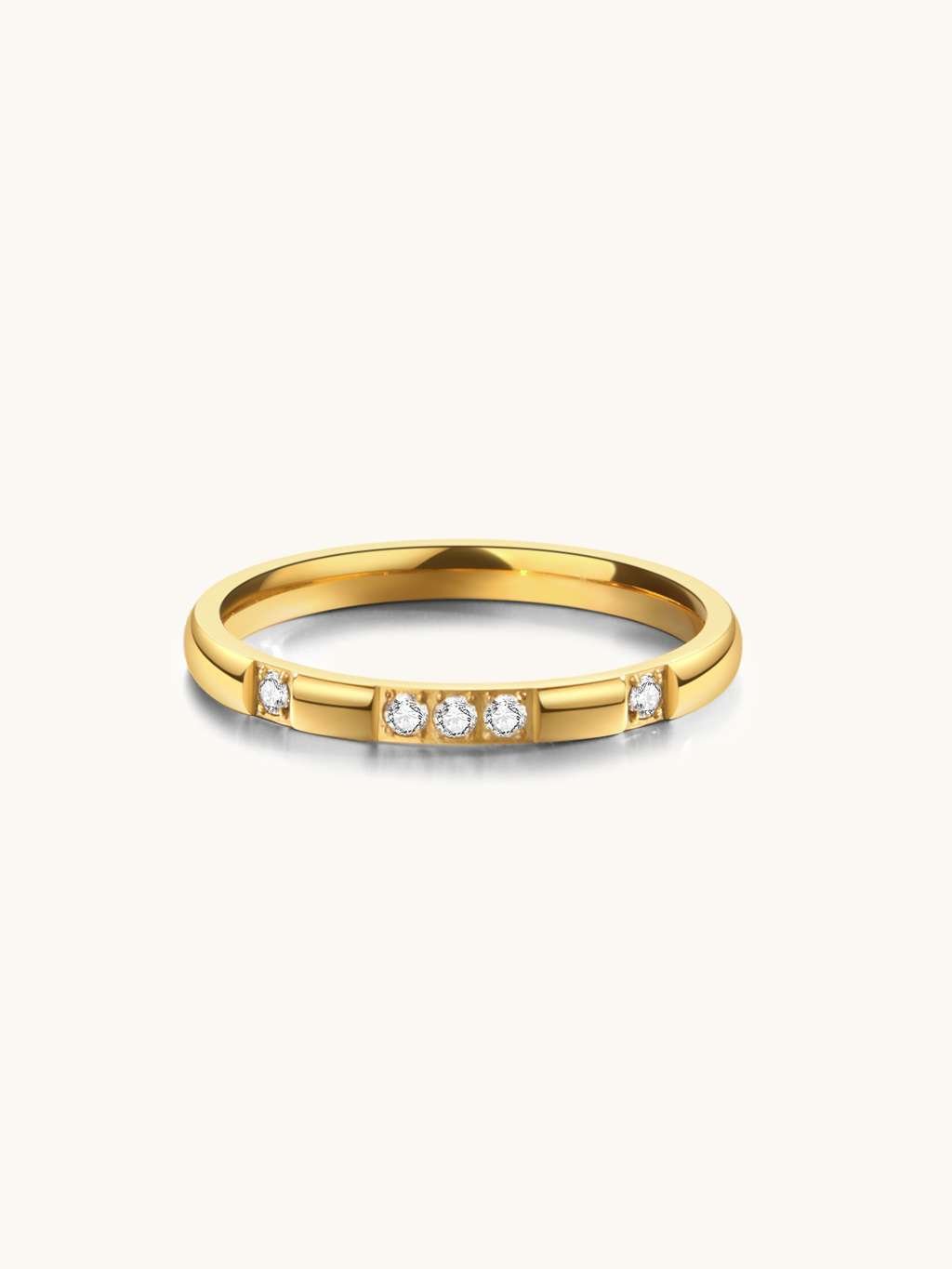 Delicate Glow Ring Gold - Dorose | Wasserfester Schmuck, 18K vergoldet