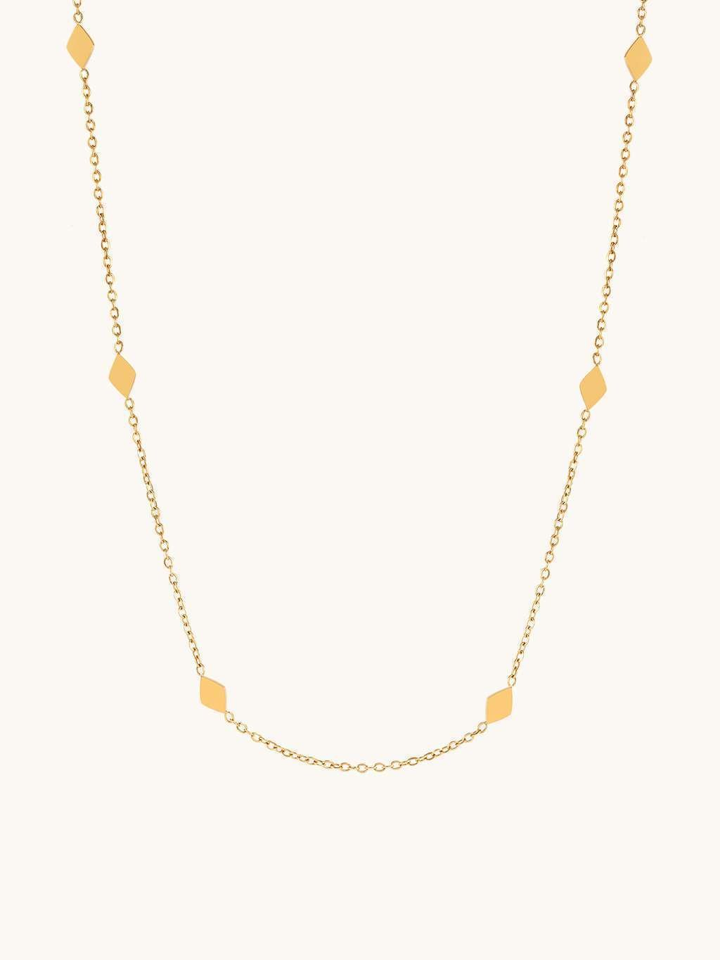 Diamond - Shaped Kette Gold - Dorose | Wasserfester Schmuck, 18K vergoldet