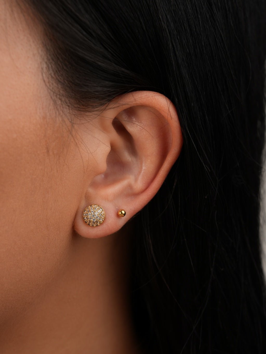 Disco Ball Ohrringe Gold - Dorose | Wasserresistent, kein Verfärben