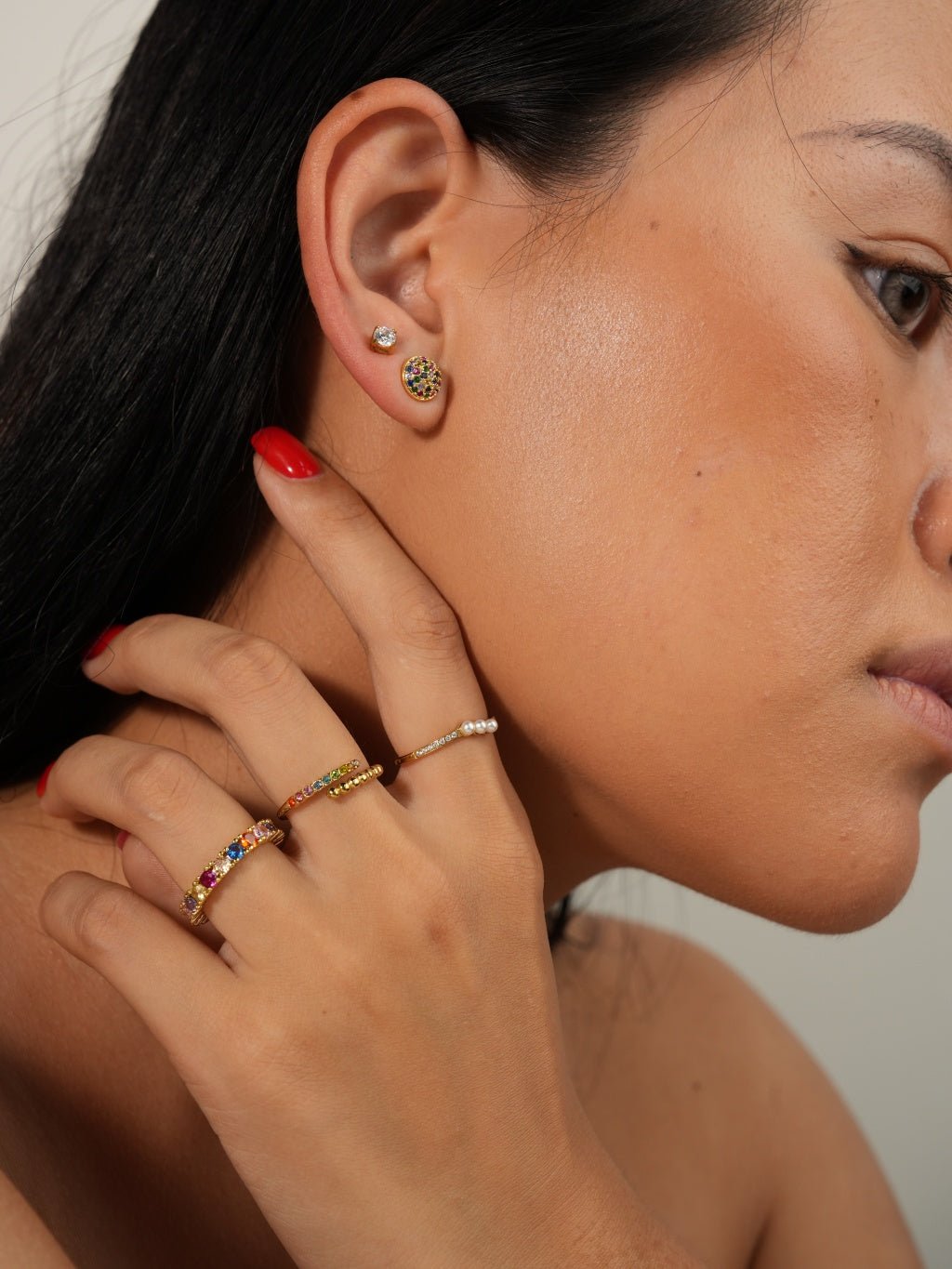 Disco Ball Ohrringe Gold - Dorose | Wasserresistent, kein Verfärben