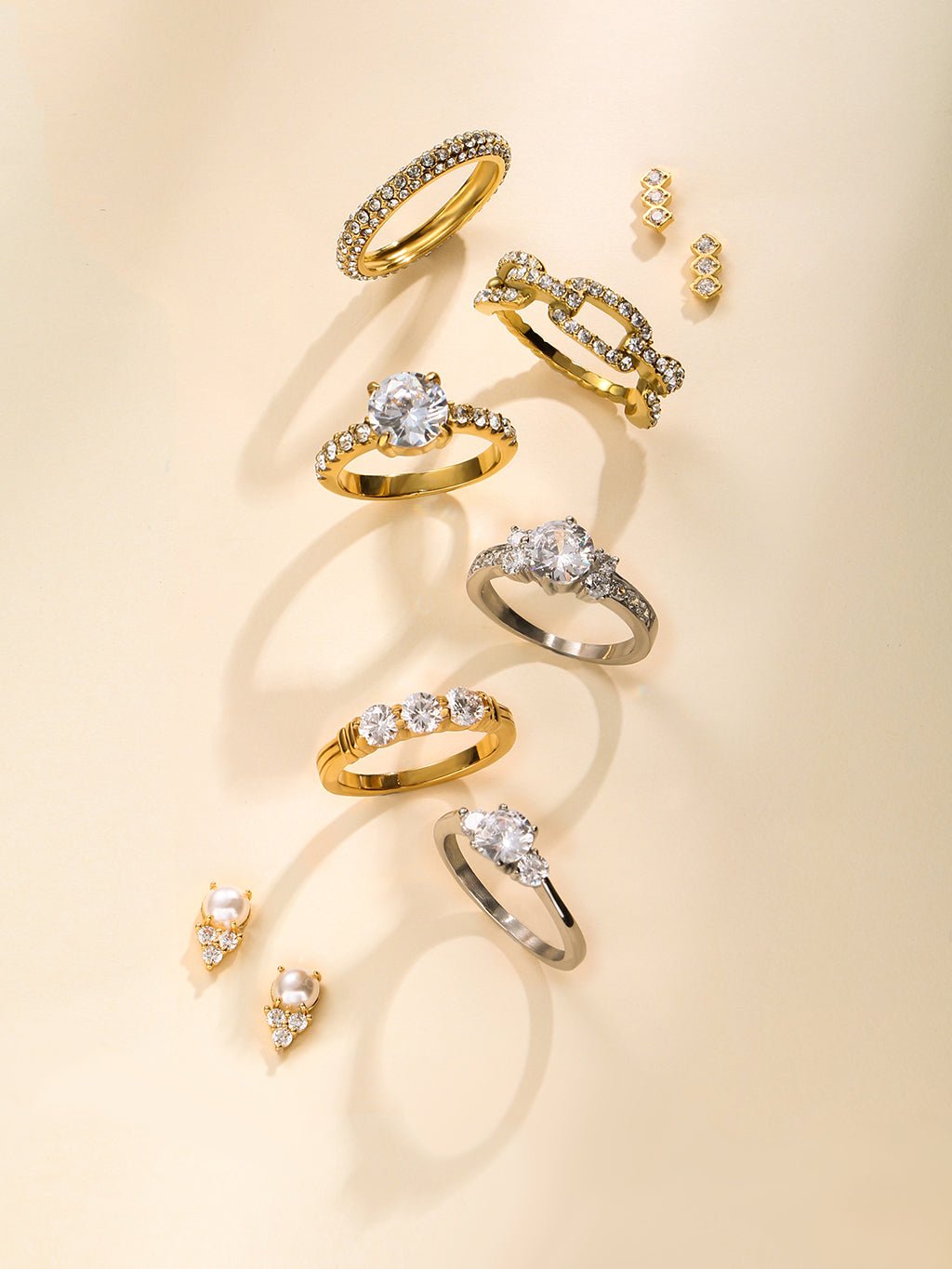 Dorose Mystery Box (4 Pieces + Jewelry Box) - Dorose | Wasserfester Schmuck, 18K vergoldet