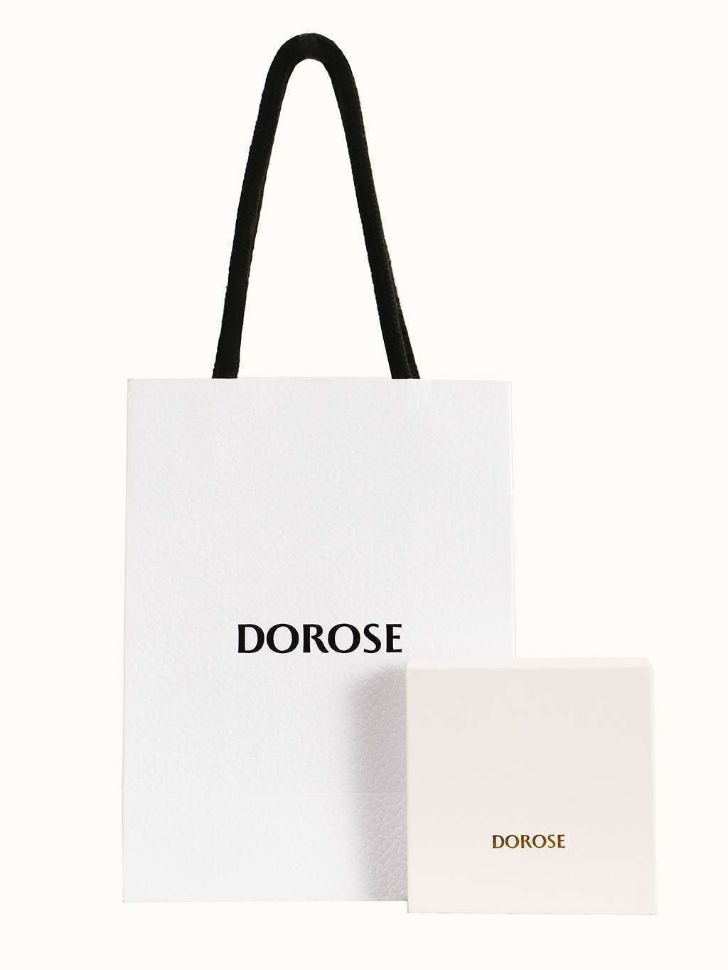 Dorose tragbare Geschenktüte Weiß - Dorose | Wasserfester Schmuck, 18K vergoldet