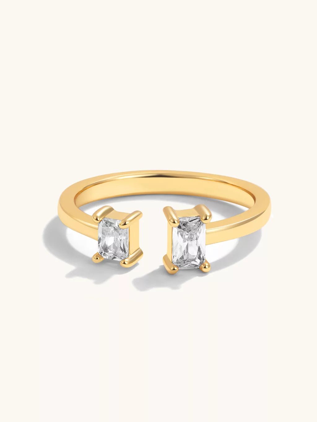 Double Pure Power Ring Gold - Dorose | Wasserfester Schmuck, 18K vergoldet