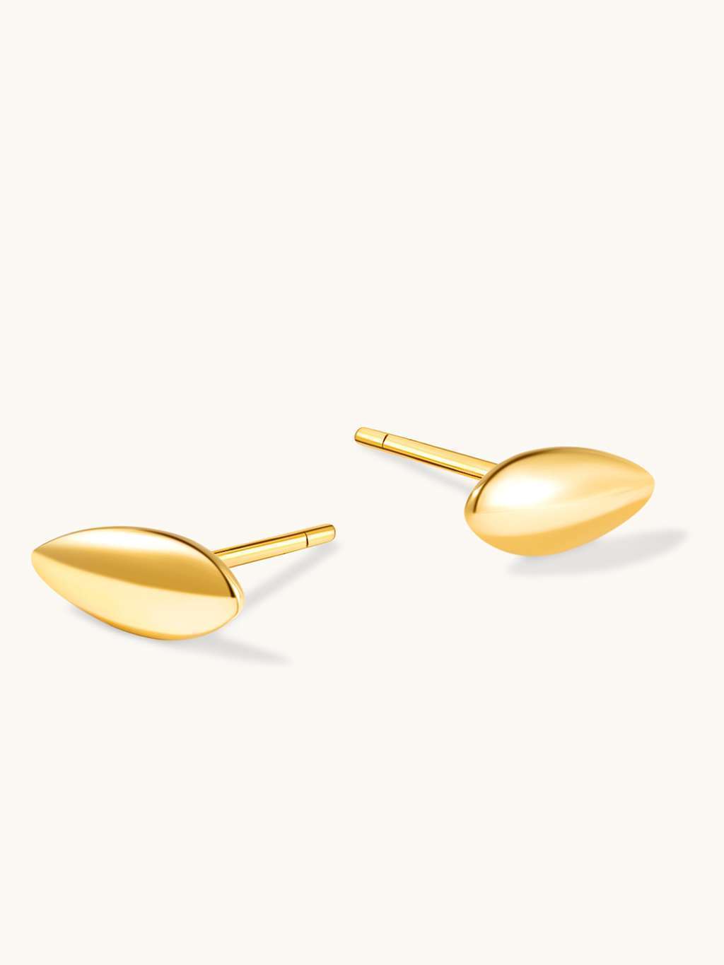 Drop Ohrstecker Gold - Dorose | Wasserfester Schmuck, 18K vergoldet
