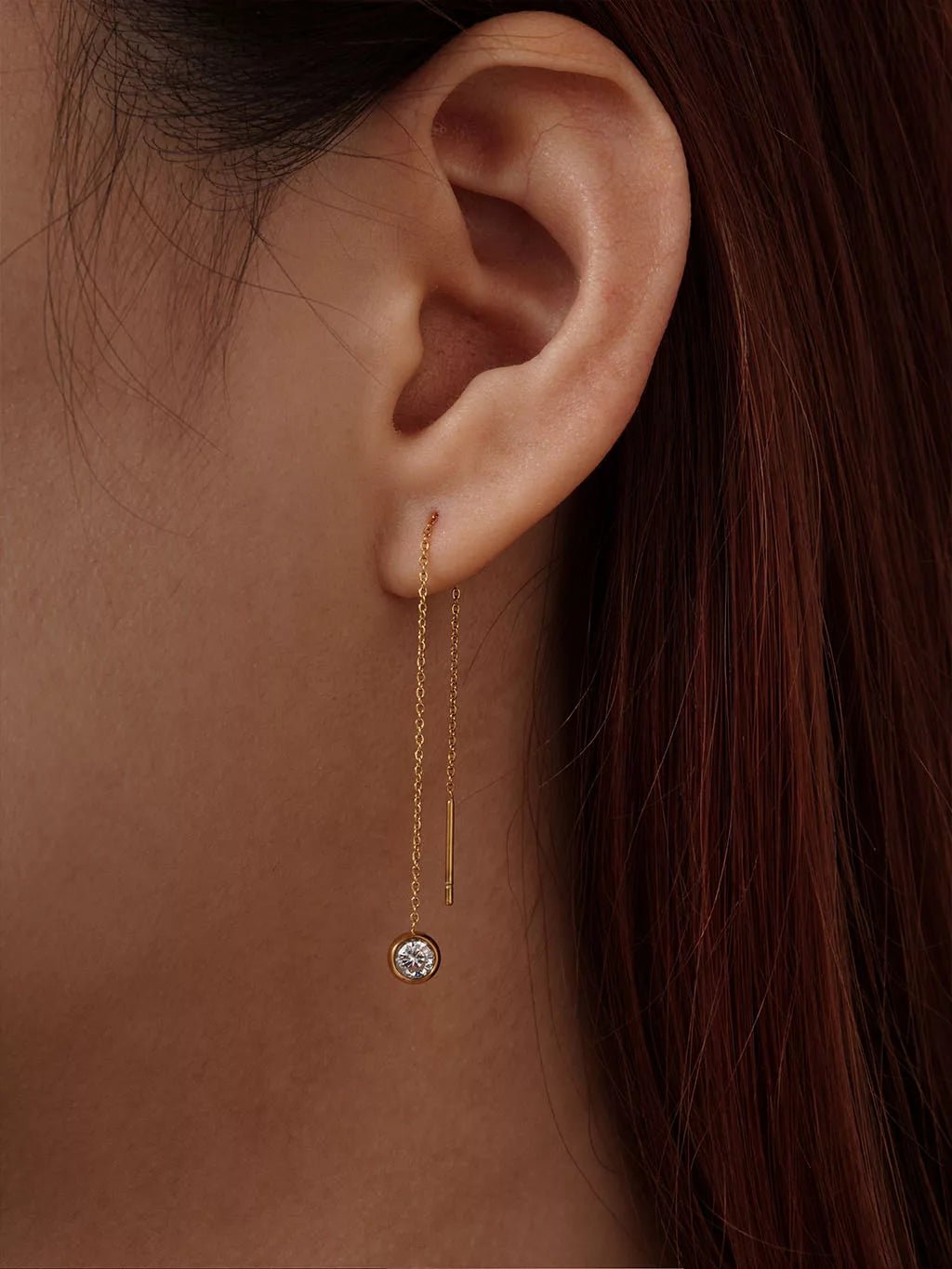 Drop Star Ohrringe Gold - Dorose | Wasserfester Schmuck, 18K vergoldet