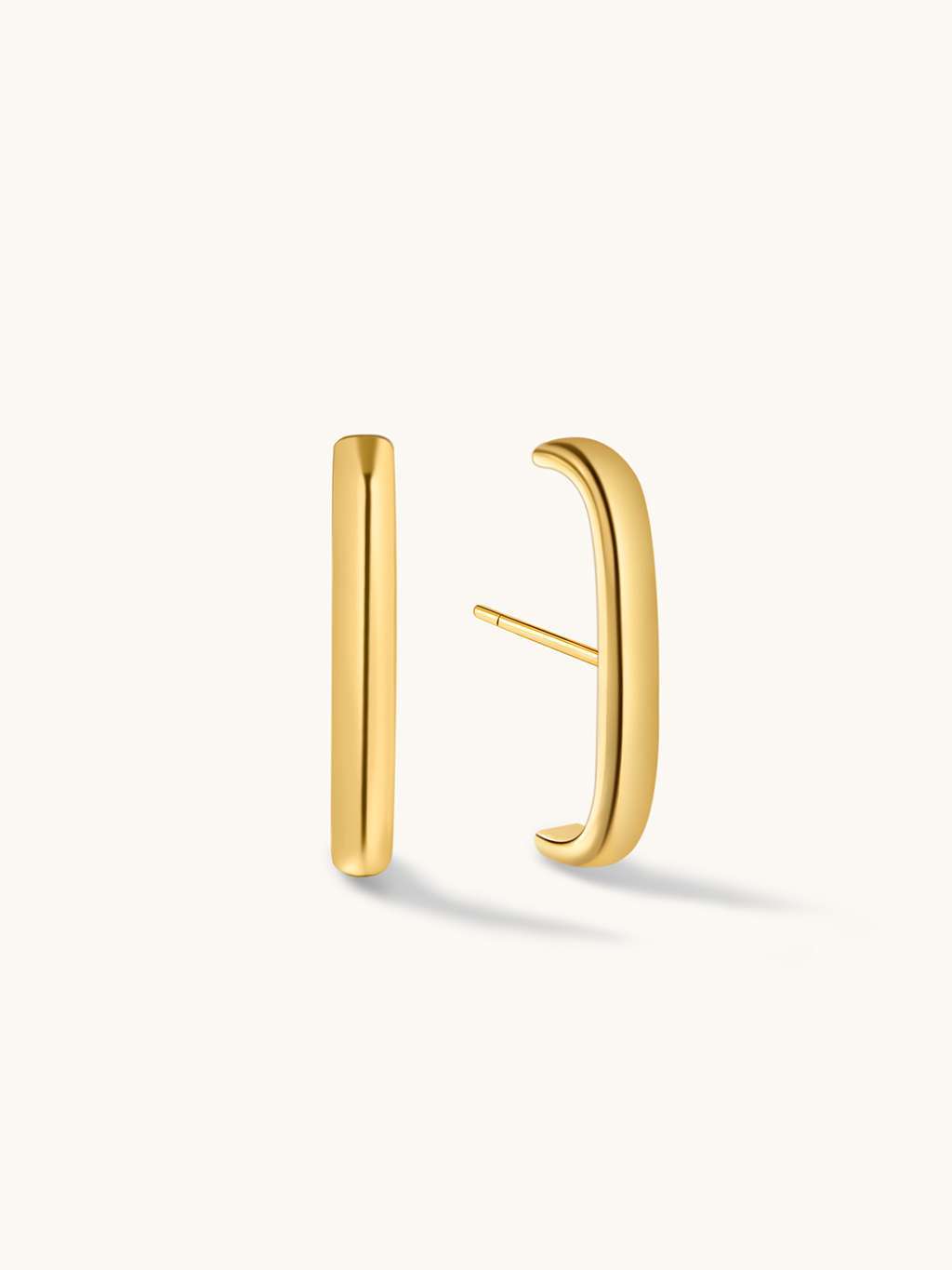 E Ohrringe Gold - Dorose | Wasserfester Schmuck, 18K vergoldet
