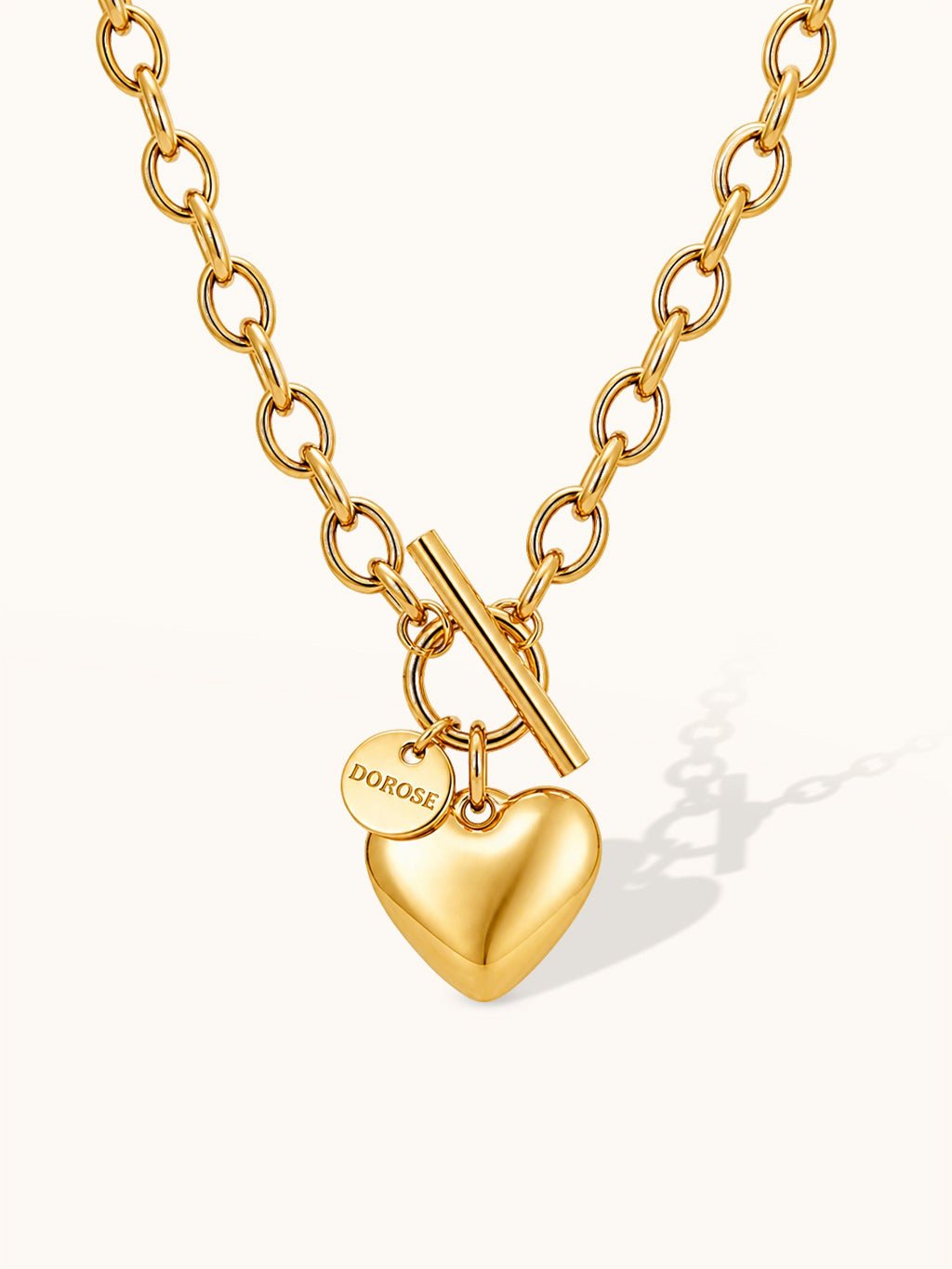 Eternal Heart Halskette Gold - Dorose | Wasserresistent, kein Verfärben