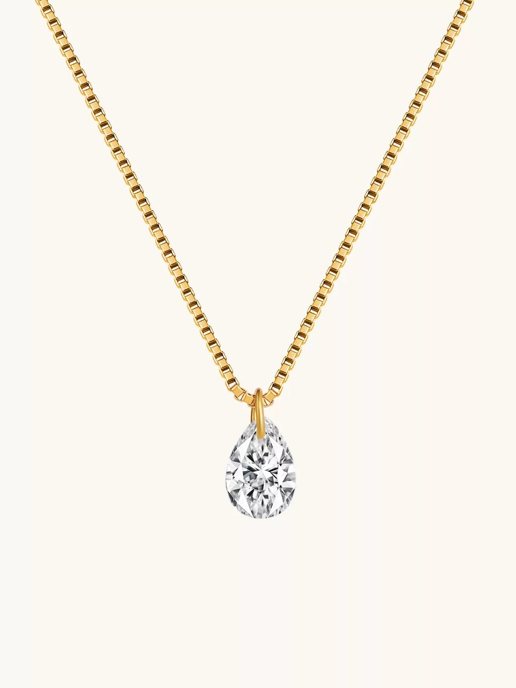 Eternal Teardrop Halskette Gold - Dorose | Wasserfester Schmuck, 18K vergoldet