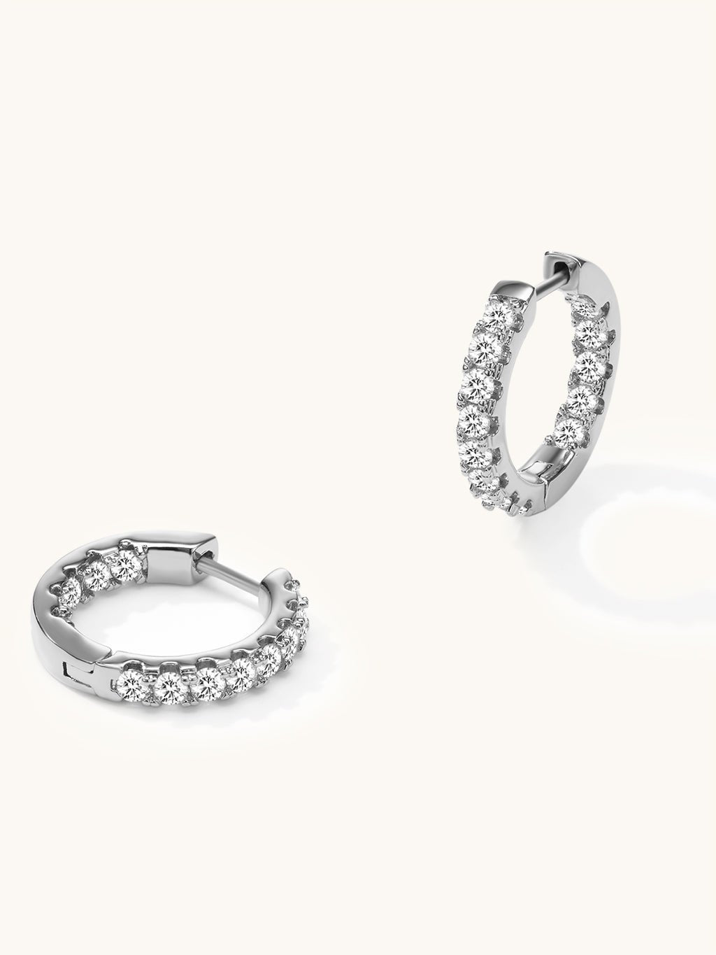 Eternity Hoop Creolen Ohrringe Gold Silber - Dorose | Wasserresistent, kein Verfärben