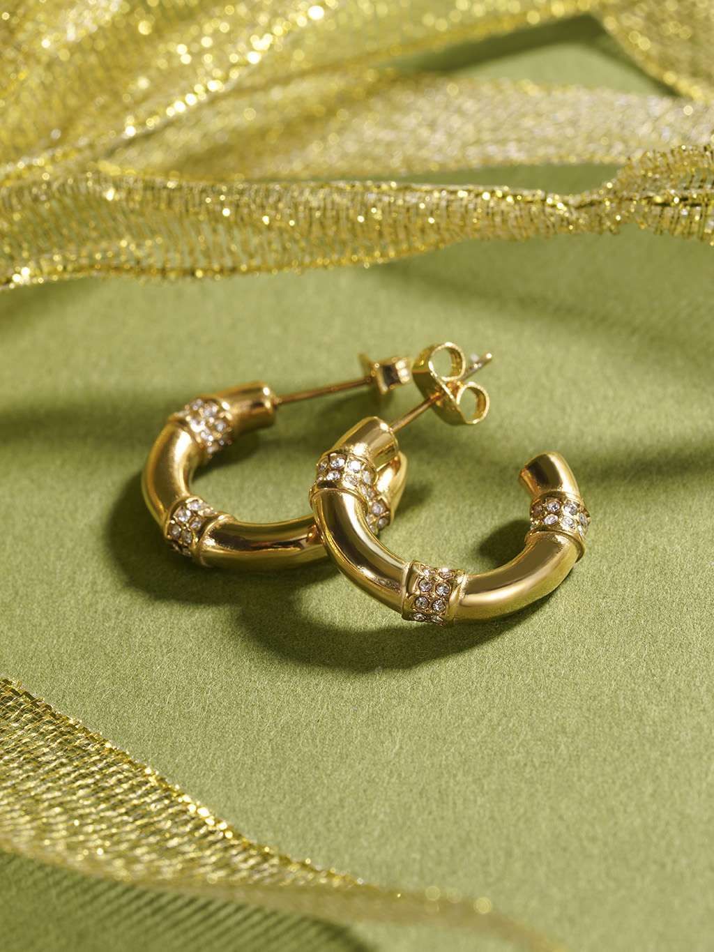 Fantasy Ohrringe Gold - Dorose | Wasserfester Schmuck, 18K vergoldet