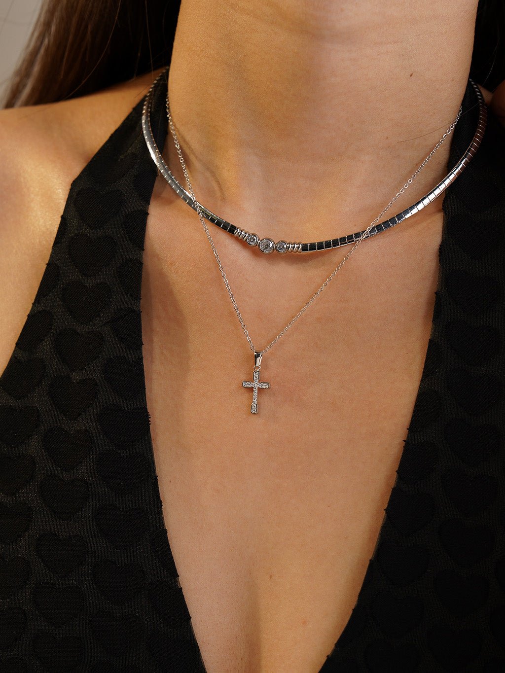 Flat Snake Choker Kette Gold Silber - Dorose | Wasserresistent, kein Verfärben