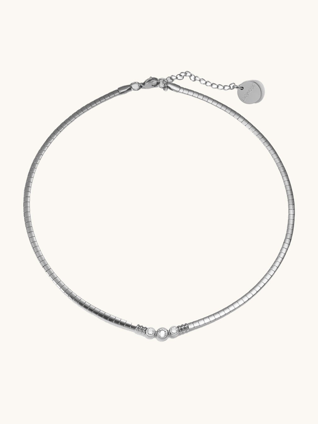 Flat Snake Choker Kette Gold Silber - Dorose | Wasserresistent, kein Verfärben